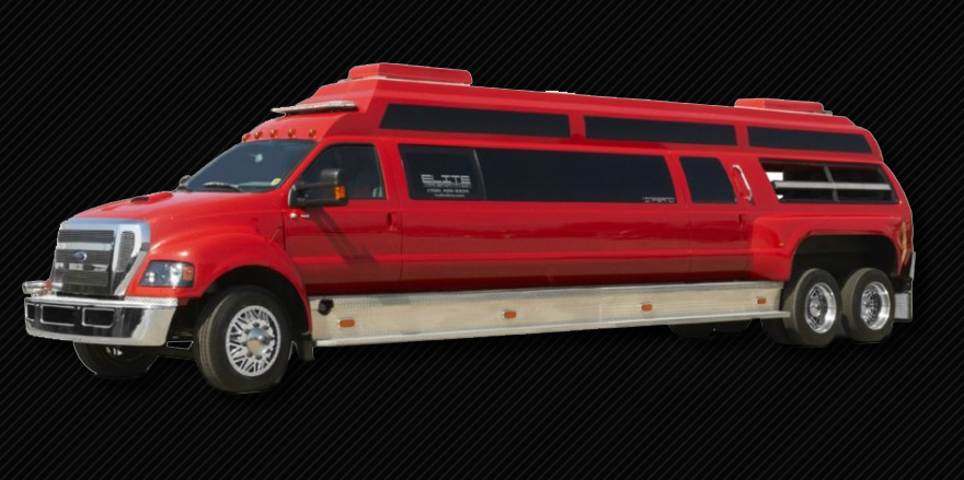 Image of F-650 pickup vehicle for VIPNite guests