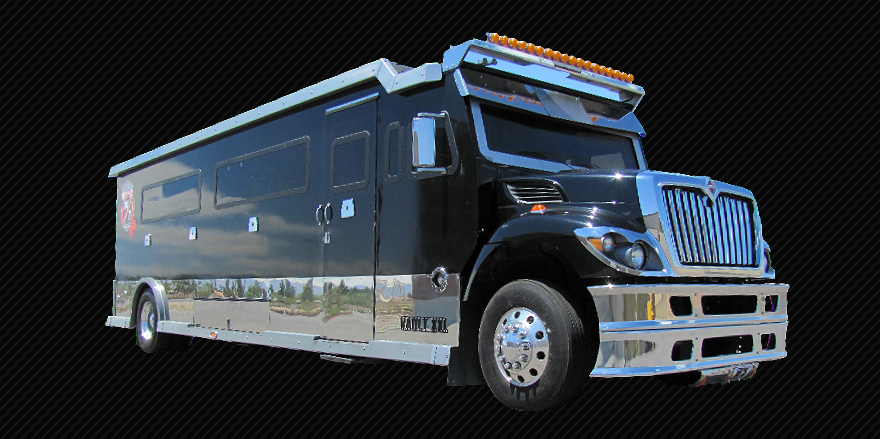 Image of the vault pickup vehicle for VIPNite guests